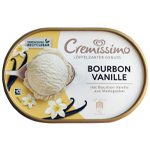 Lagnese Cremissimo Bourbon Vanille Eis von Unilever, vor weißem Hintergrund